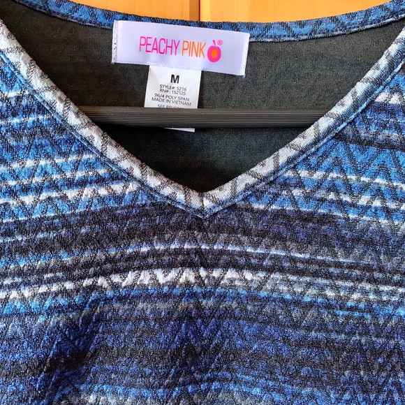 Woman tunic blouse Peachy Pink - Picture 2 of 3